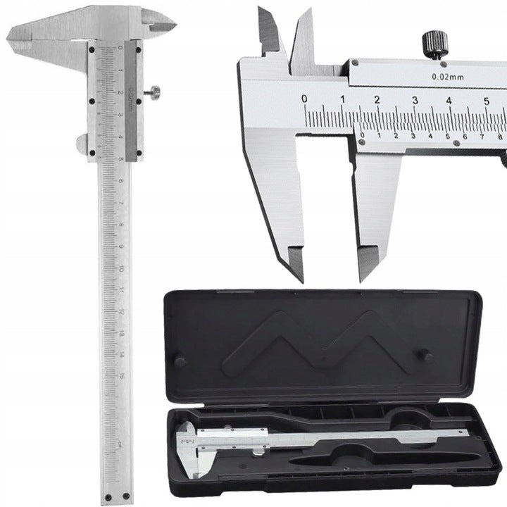 TRADITIONAL NONIUS CALIPER 150 MM INOX CASE Brand Falon-Tech