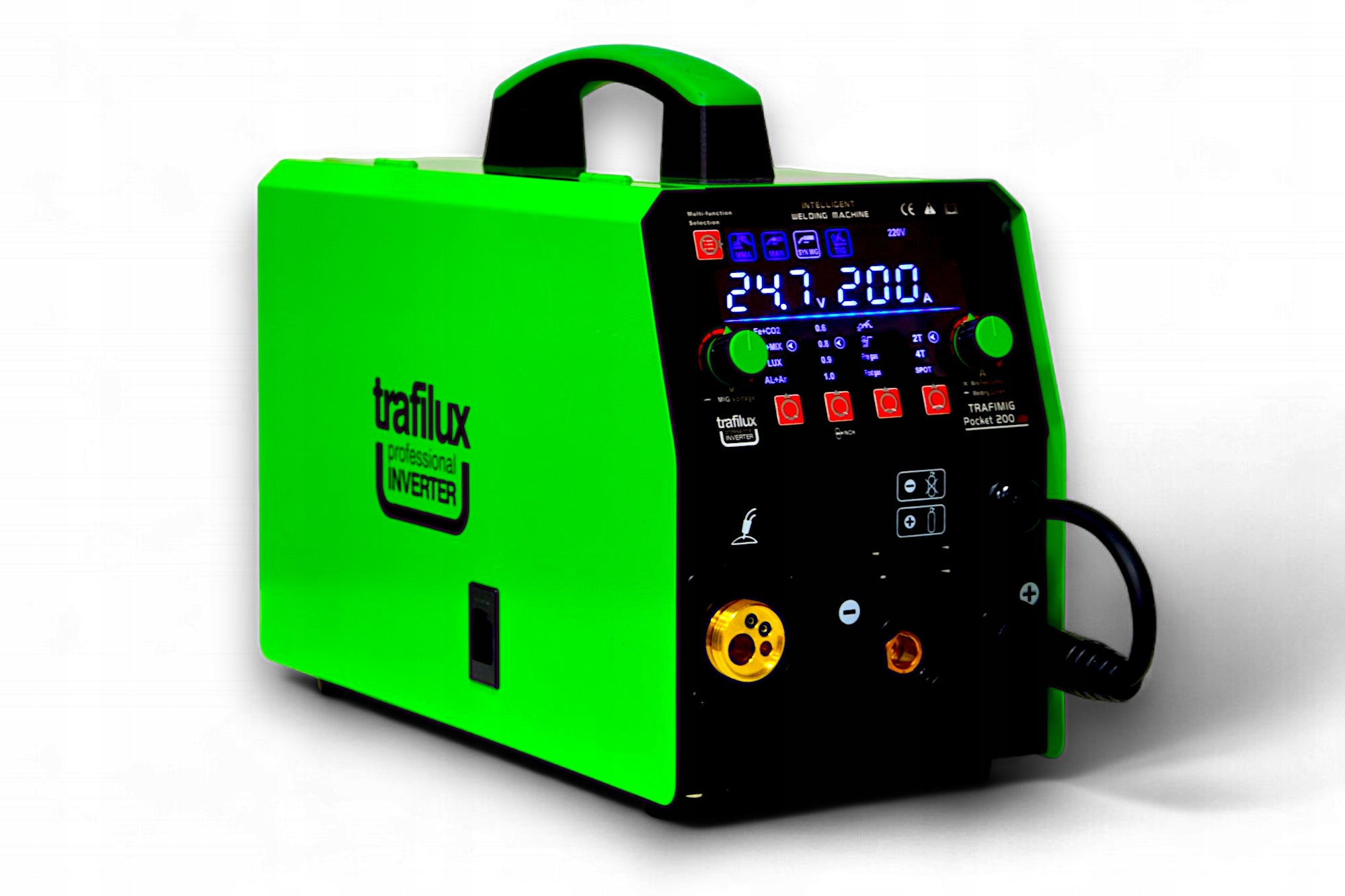 TRAFIMIG POCKET 200 Synergy MIG/MAG MMA TIG Lift FLUX 230V Manufacturer code TRAFIMIG POCKET 200 RSW1,