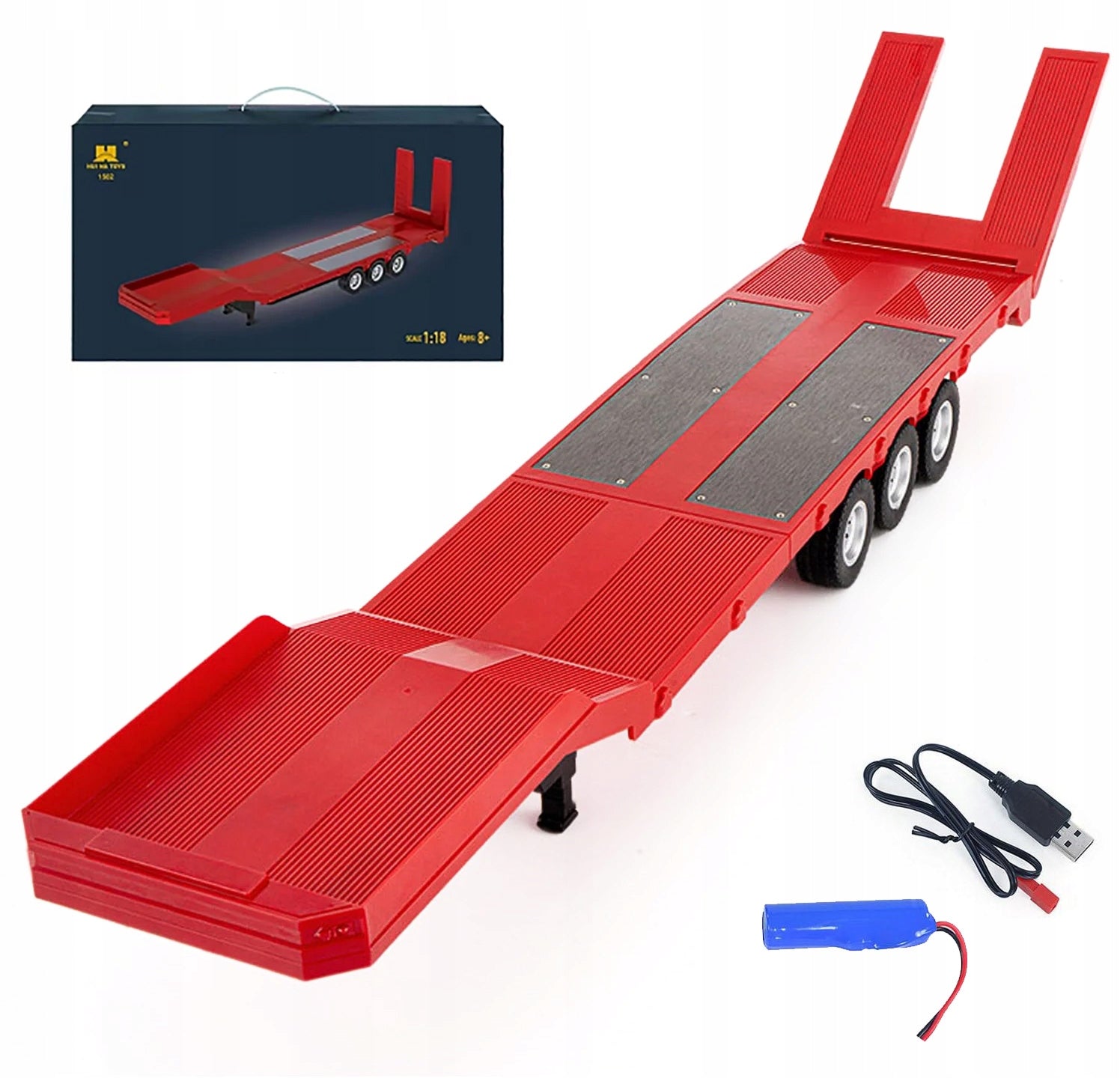 TRAILER TOW TRUCK 1502 H-TOYS SCALE 1:18 REMOTE CONTROLLED FOR SCANI 1501