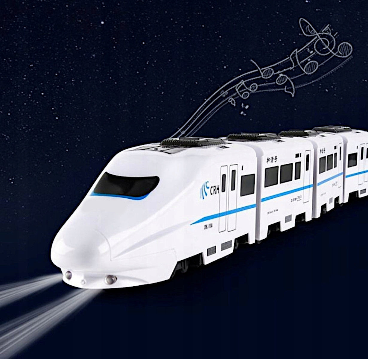 TRAIN REMOTE CONTROLLED QUEUE LOCOMOTIVE WAGONS CLOTHES PILOT GIFT Packaging status original