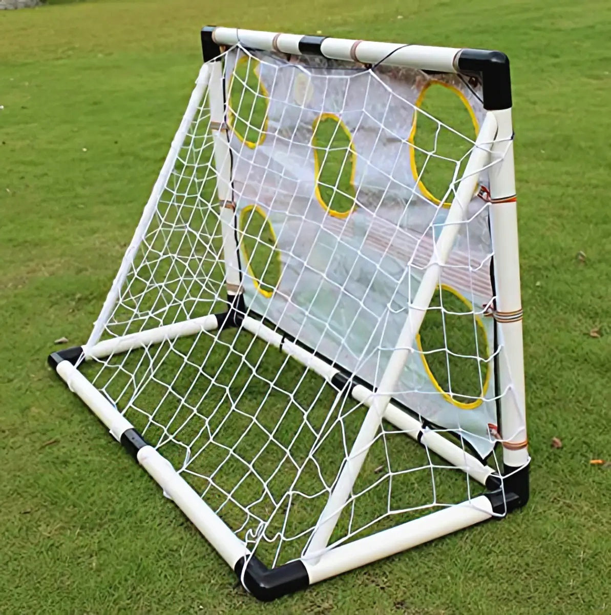 TRAINING FOOTBALL GOAL FOR CHILDREN LARGE WITH NET + ACCURACY MAT BALL Kid's age 3＋ years