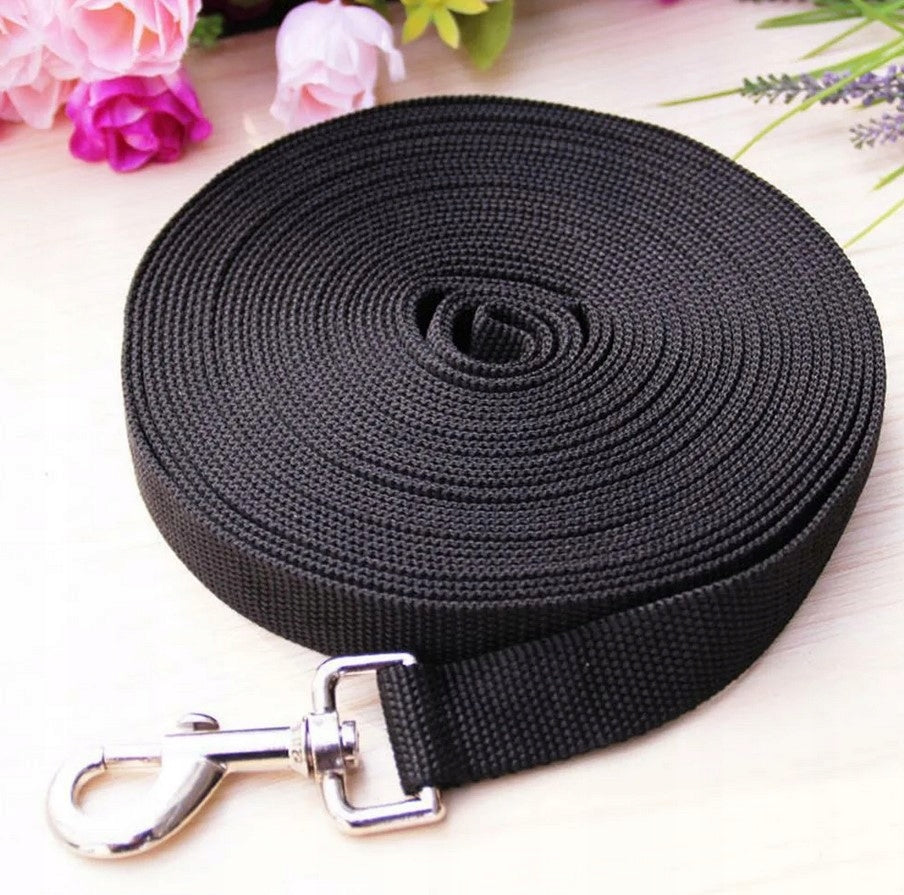 TRAINING LEASH FOR BIG DOG TAPE CORD FOR TRAINING 10m Maximum leash length 10 m