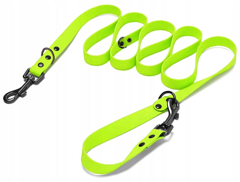 TRAINING LEASH FOR DOGS STRONG, ADJUSTABLE BIOTHANE PVC 3m Manufacturer code SM-P-BIOTHANE300green