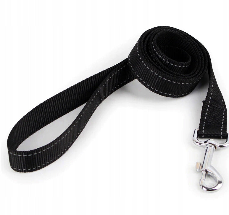 TRAINING LEASH FOR DOGS STRONG REFLECTIVE 25mm 1.2 Brand Reverse