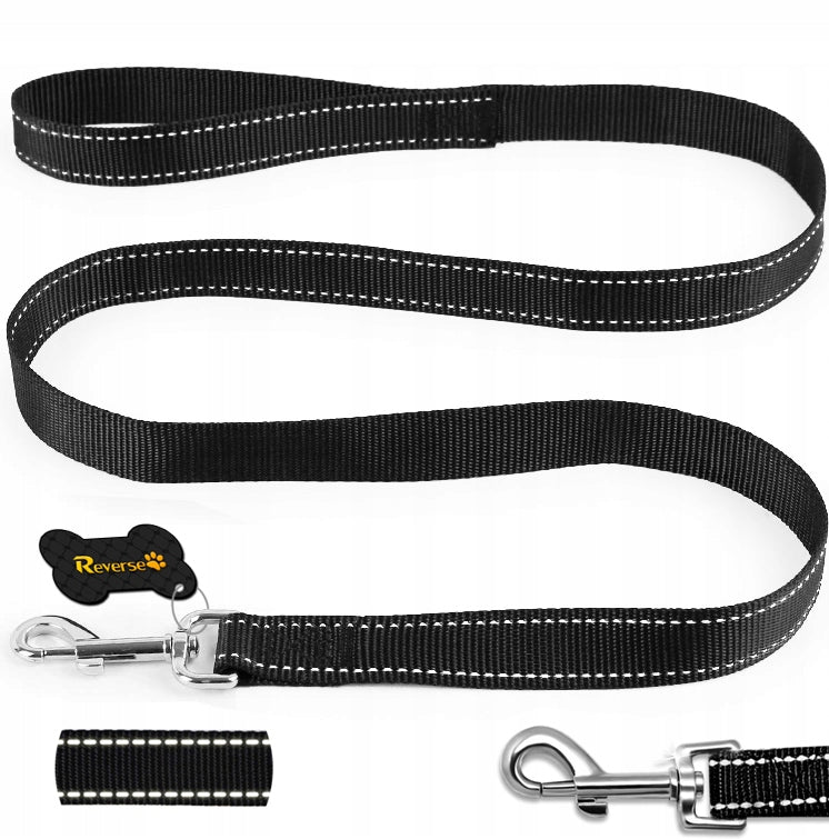 TRAINING LEASH FOR DOGS STRONG REFLECTIVE 25mm 1.2