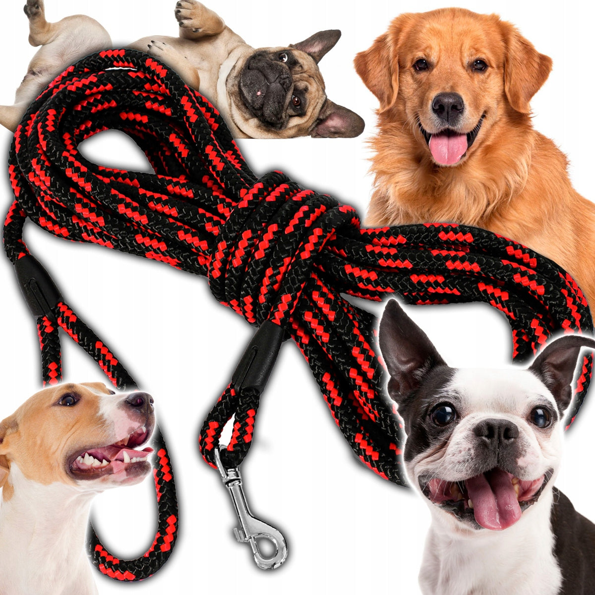 TRAINING LEASH OTOK DOG CORD ROPE STRONG THICK FOR TRAINING WALK 1,5m