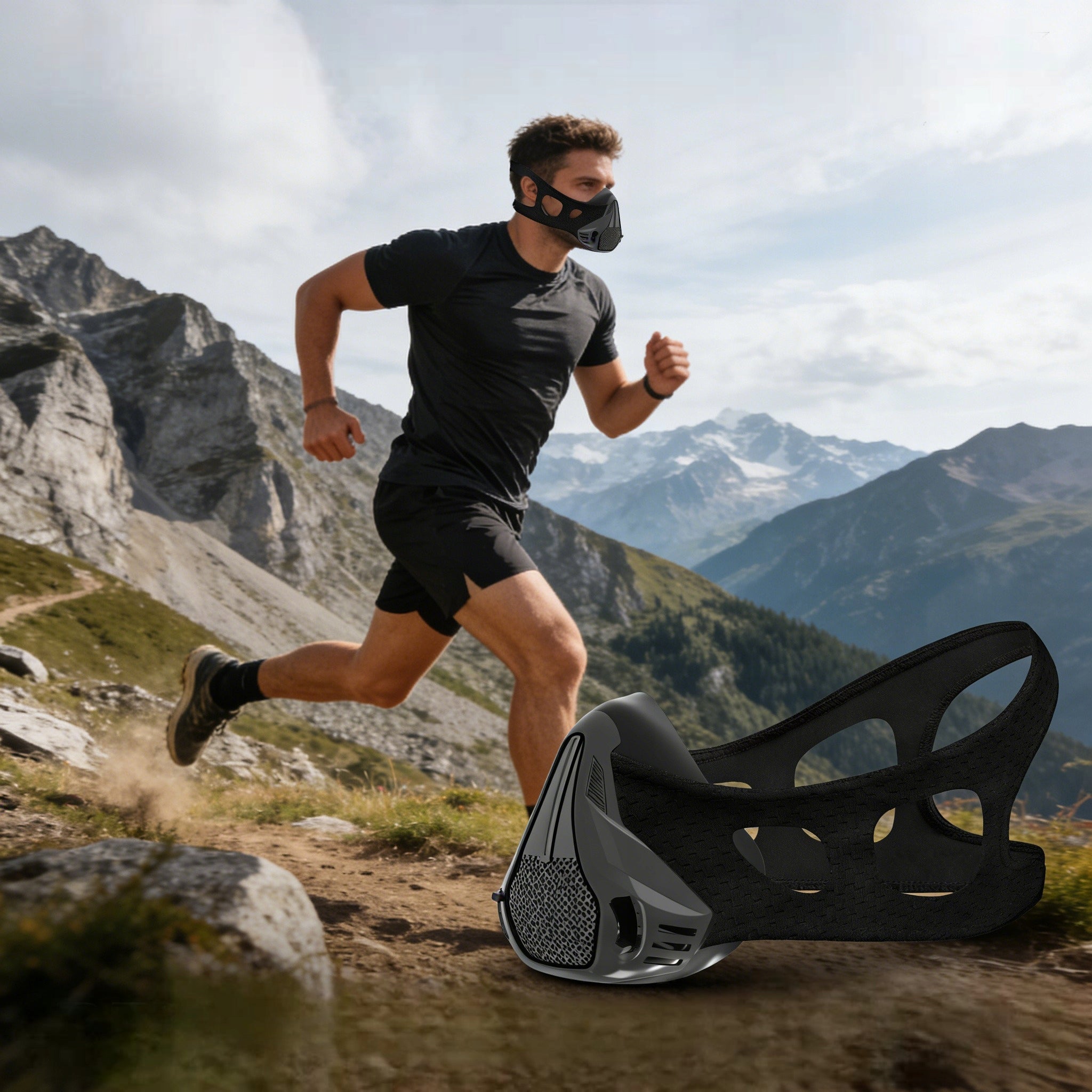 TRAINING MASK PERFORMANCE MASK FOR CARDIO TRAINING RUNNING EAN (GTIN) 6900255582228