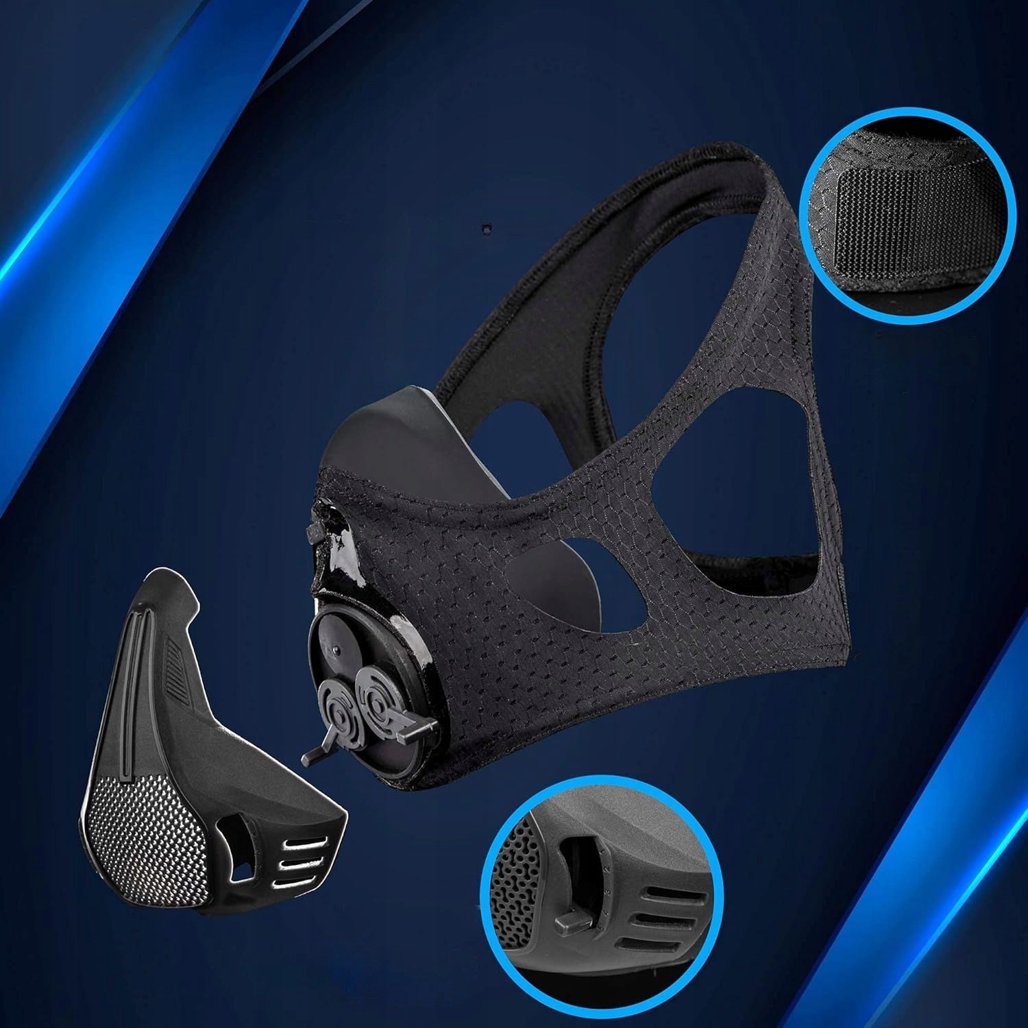 TRAINING MASK PERFORMANCE MASK FOR CARDIO TRAINING RUNNING Size M
