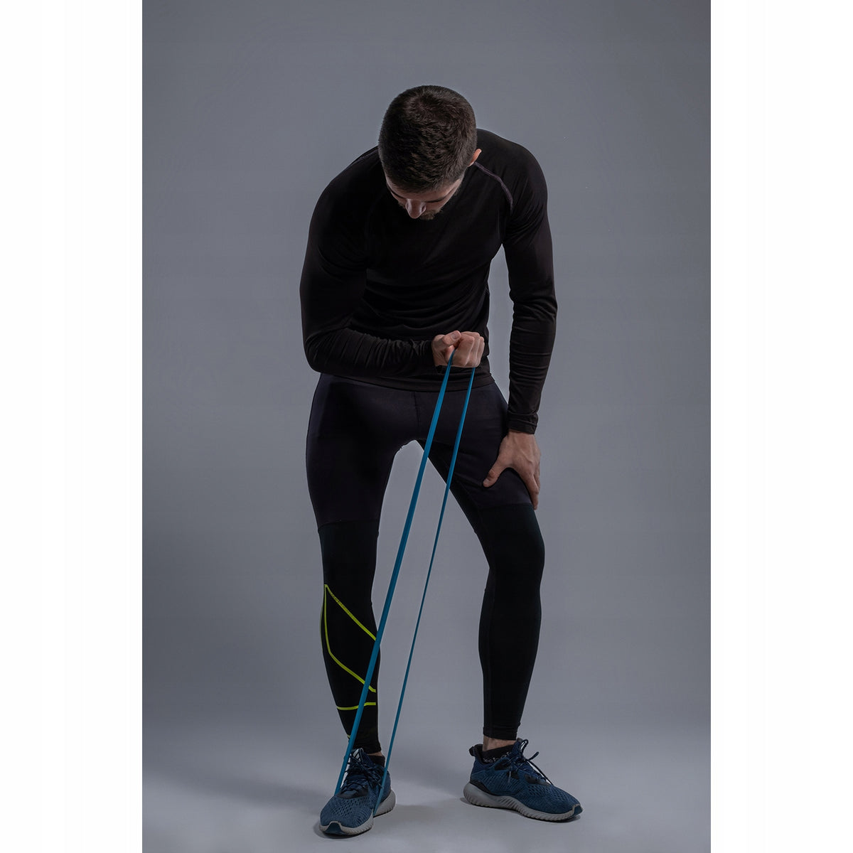 TRAINING RESISTANCE RUBBER SET FOR FITNESS STRETCHING EXERCISES 5PCS Manufacturer code 0426