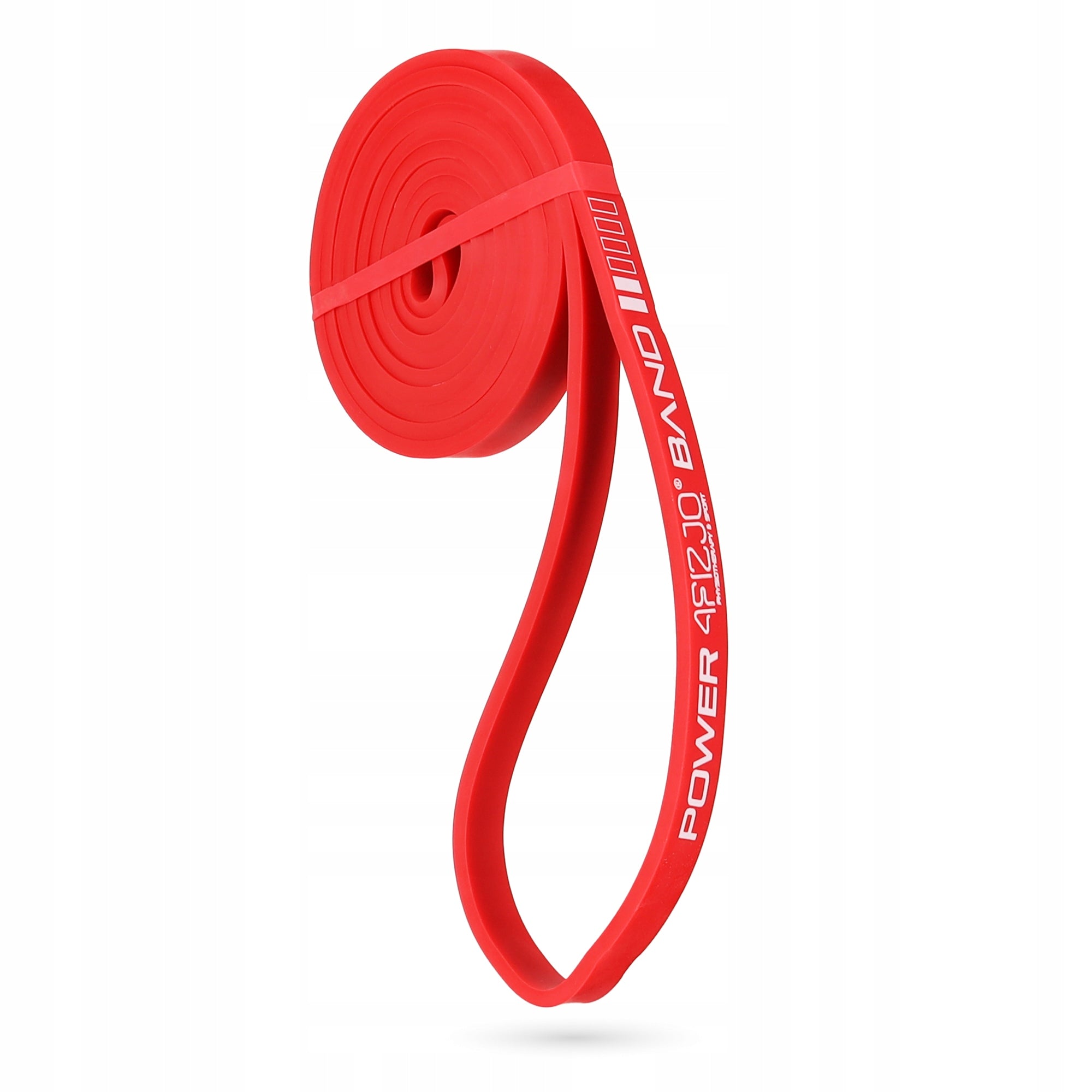 TRAINING RUBBER FOR STRETCHING AND FITNESS EXERCISES POWER BAND 6-10 kg Color red