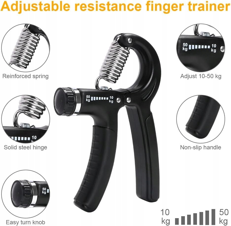 TRAINING SET FOR STRENGTHENING THE HAND GRIP FOREARM TRAINING 3 ELEMENTS Packaging status original