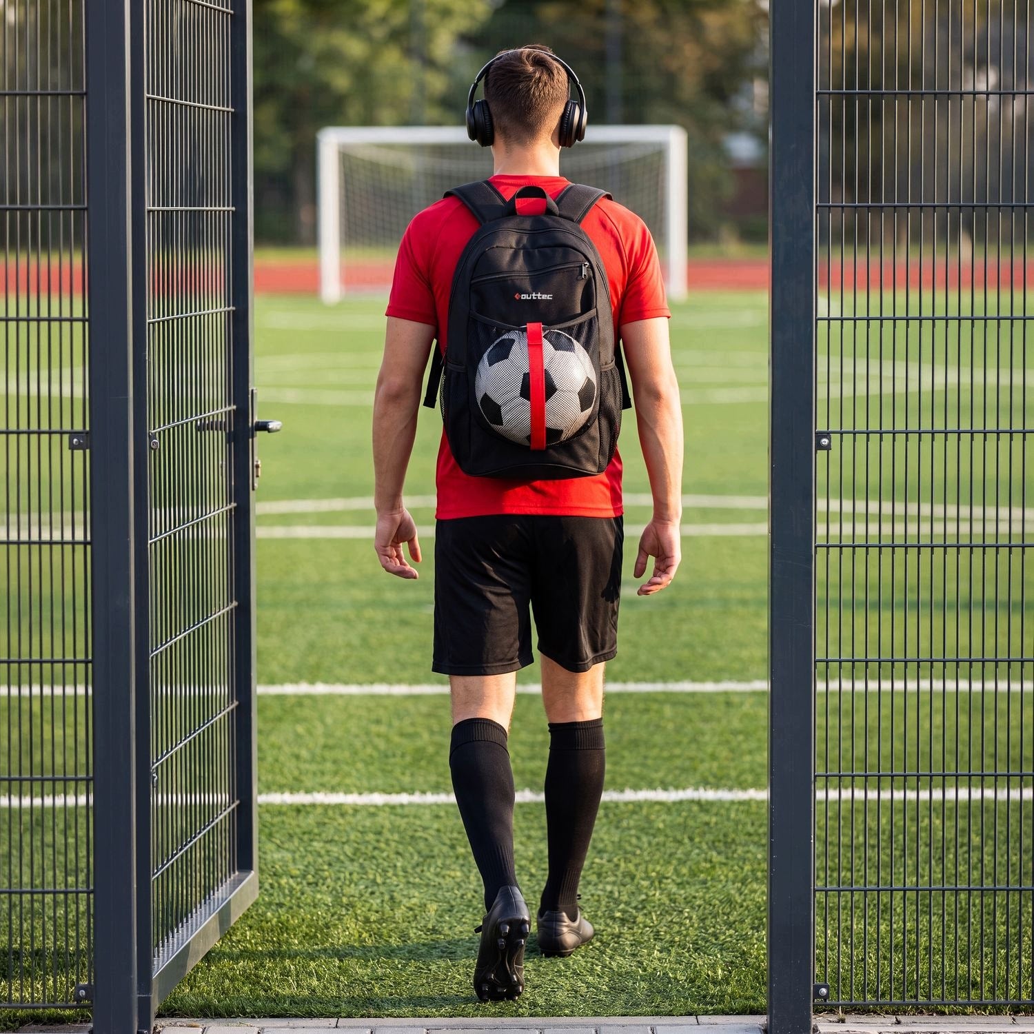TRAINING SPORTS BACKPACK OPTION POCKET SHOE NET HELMET BALL OUTTEC Packaging status original