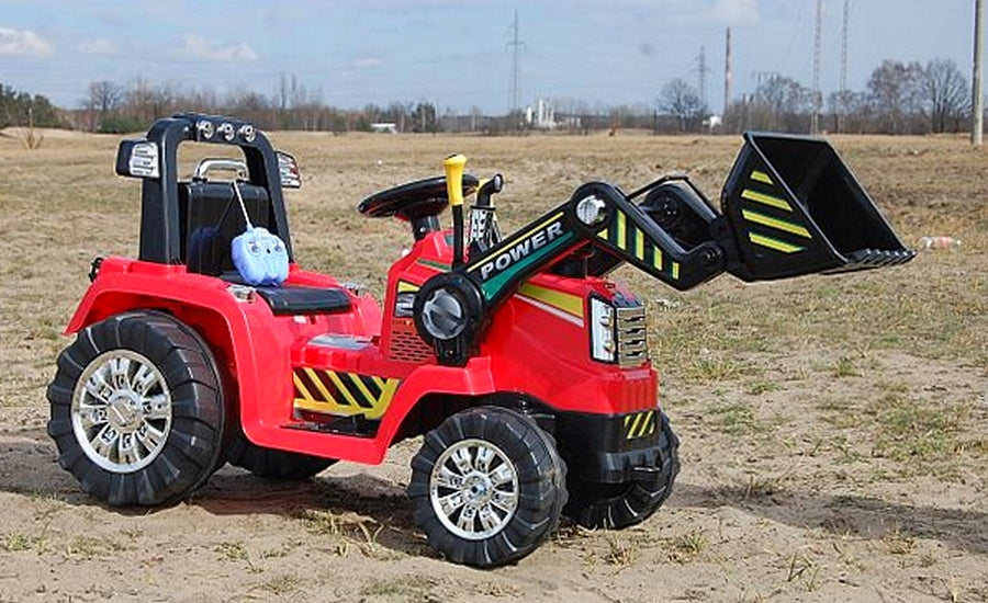 TRAKTOR WITH BATTERY EXCAVATOR 12V 2x45W REMOTE CONTROL Battery capacity 7 mAh