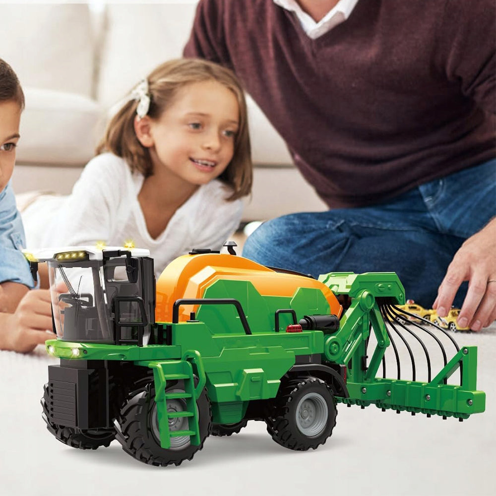 TRAKTOR ZDALNIE STEROWANY CIĄGNIK RC FARMA DŹWIĘK ŚWIATŁO CIĄGNIK NAWOZOWY Brand no brand