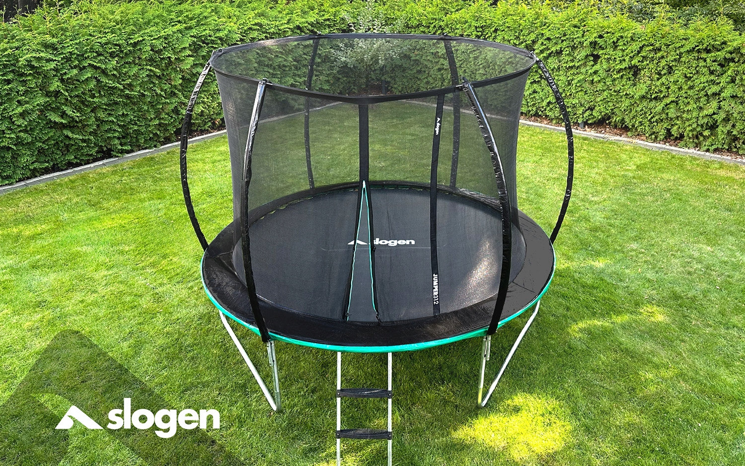 TRAMPOLINE 10FT GARDEN MESH INNER QUICK DRYING LADDER 312cm Number of springs/ropes 60
