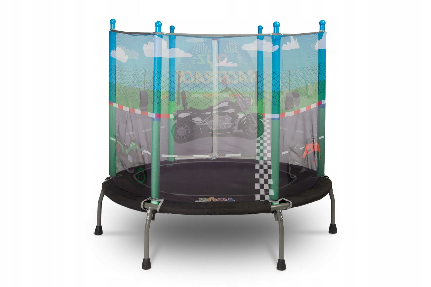 TRAMPOLINE FOR CHILDREN WITH GARDEN NET 100 CM HOME FOR GARDEN SMALL 25KG Packaging status original