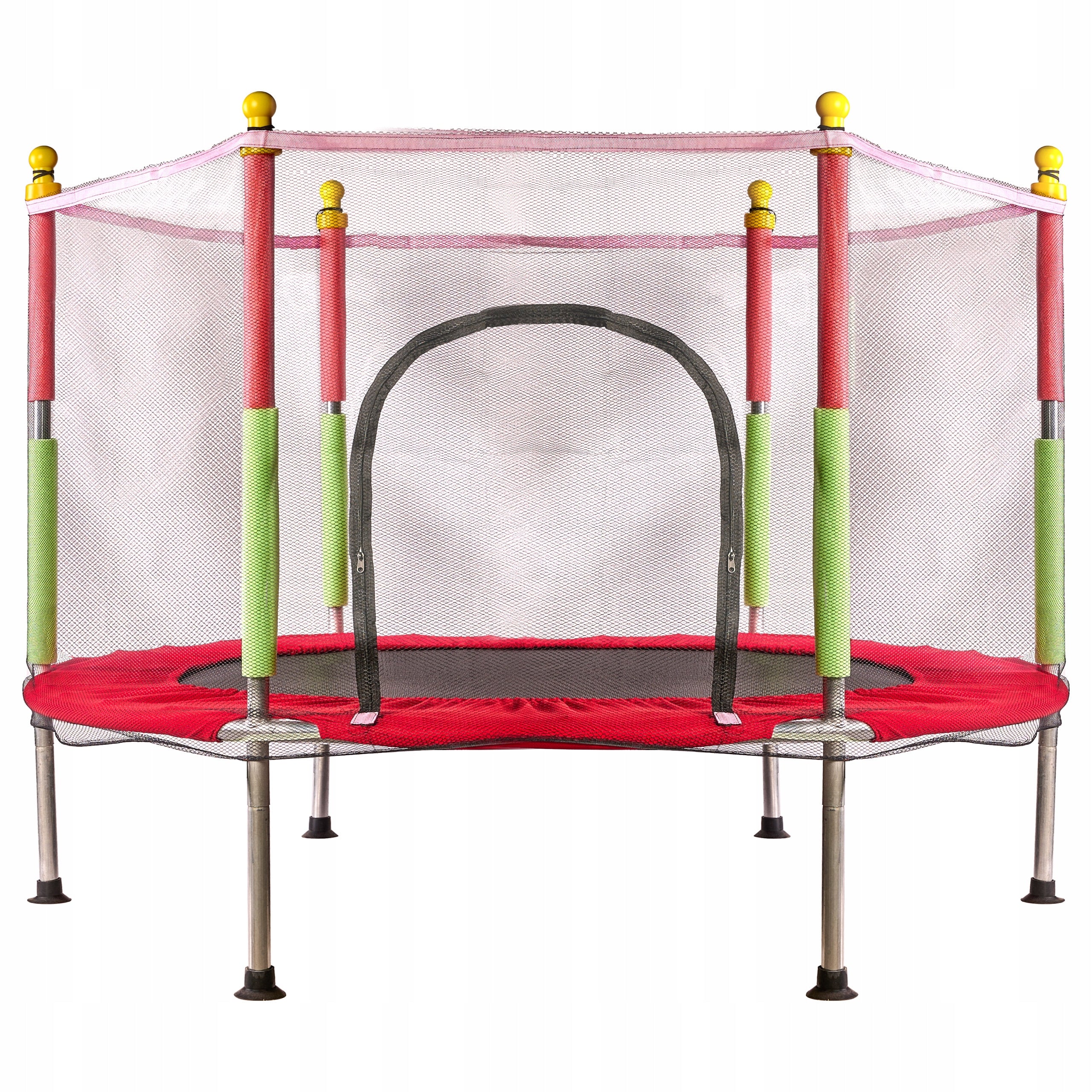 TRAMPOLINE For Children Garden With Mesh 140 cm Small STABLE FRAME GIFT Height from ground level 30 cm