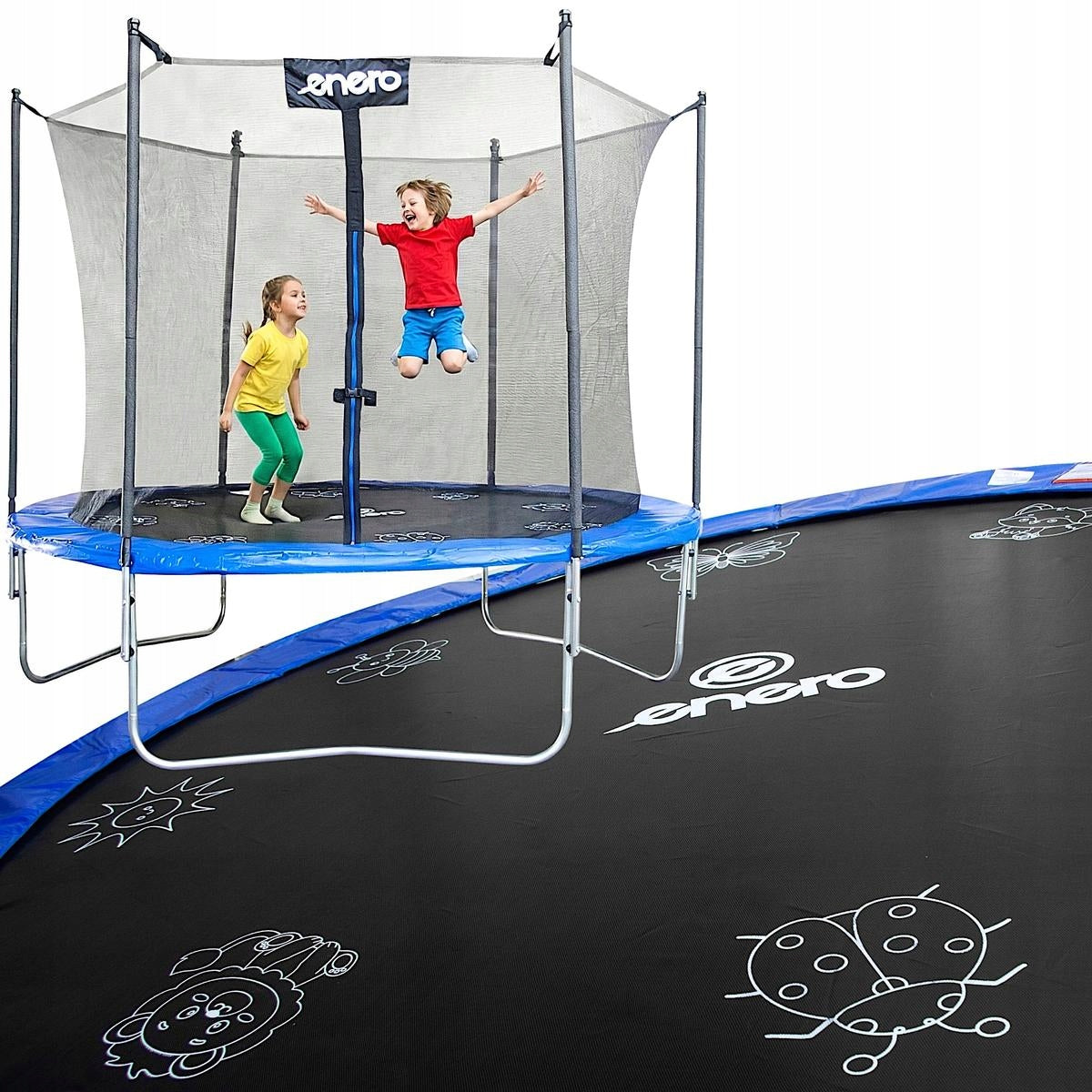 TRAMPOLINE GARDEN BATON FOLDING WITH INNER NET 8FT 244CM ENERO
