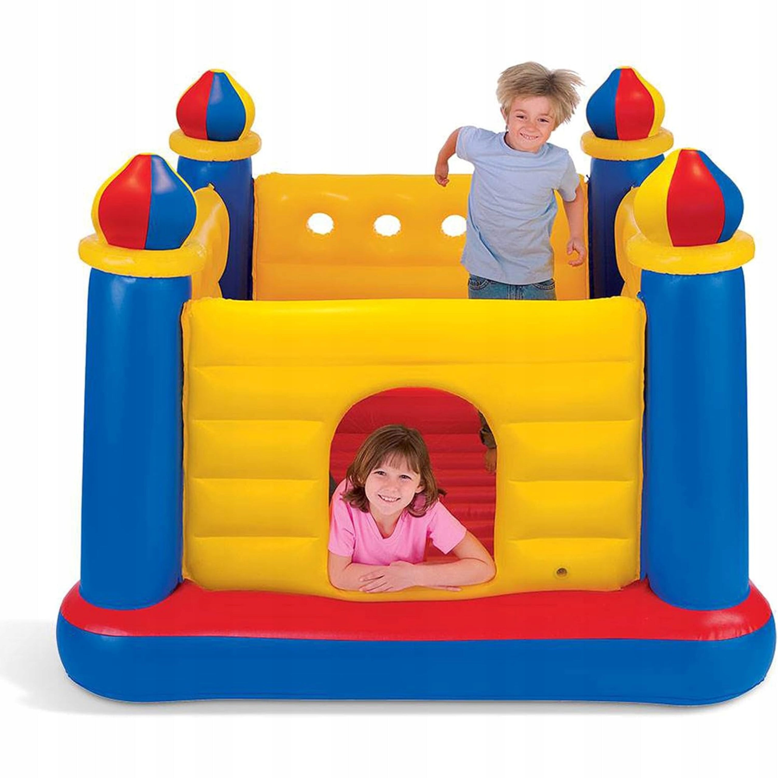 TRAMPOLINE INFLATABLE CASTLE 175x175x135 cm INTEX INFLATABLE FOR CHILDREN Brand Intex