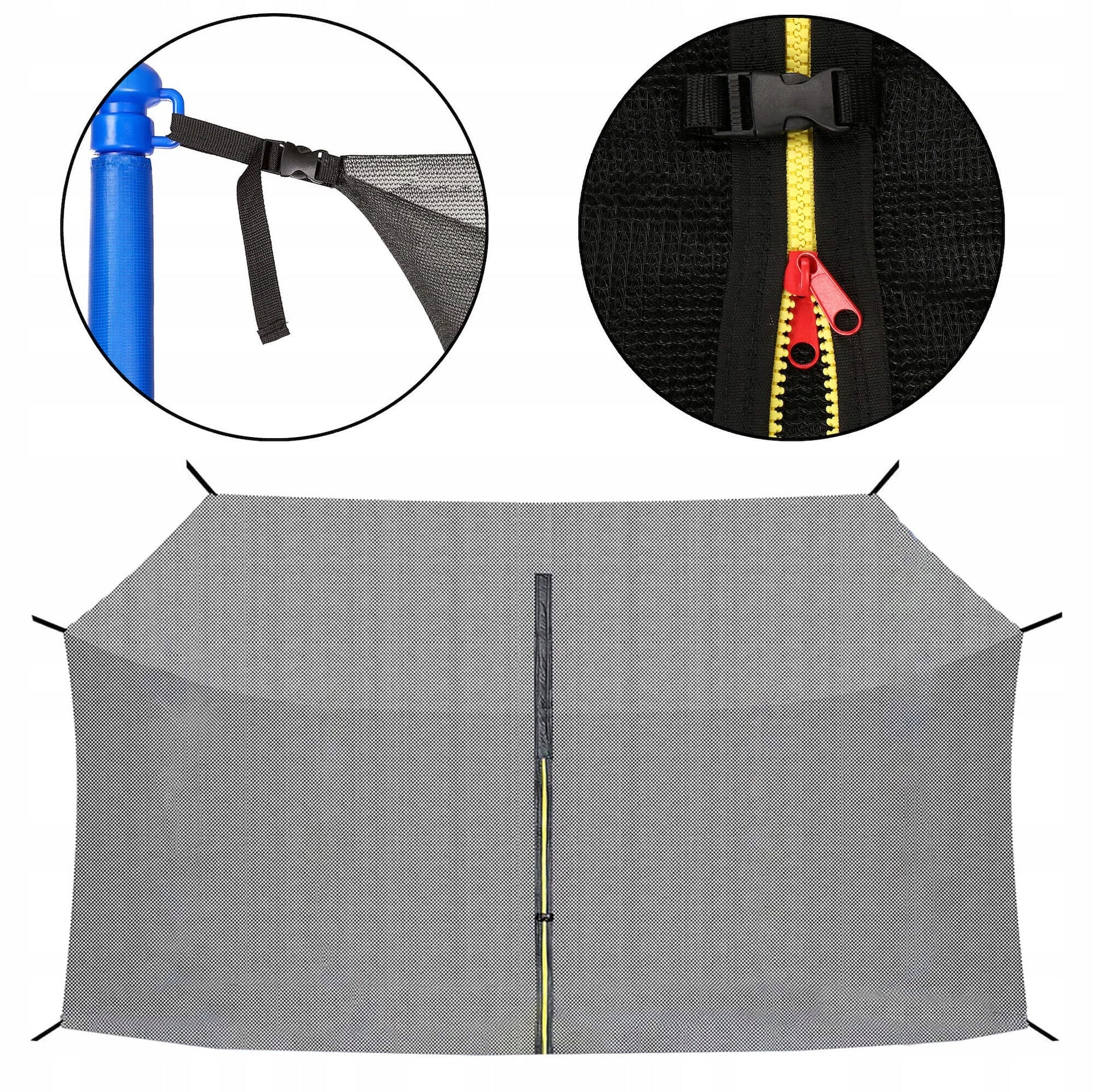 TRAMPOLINE NET INNER STRONG PROTECTIVE FOR 8 POSTS 304-312 cm 10FT Trampoline diameter 300–312 cm