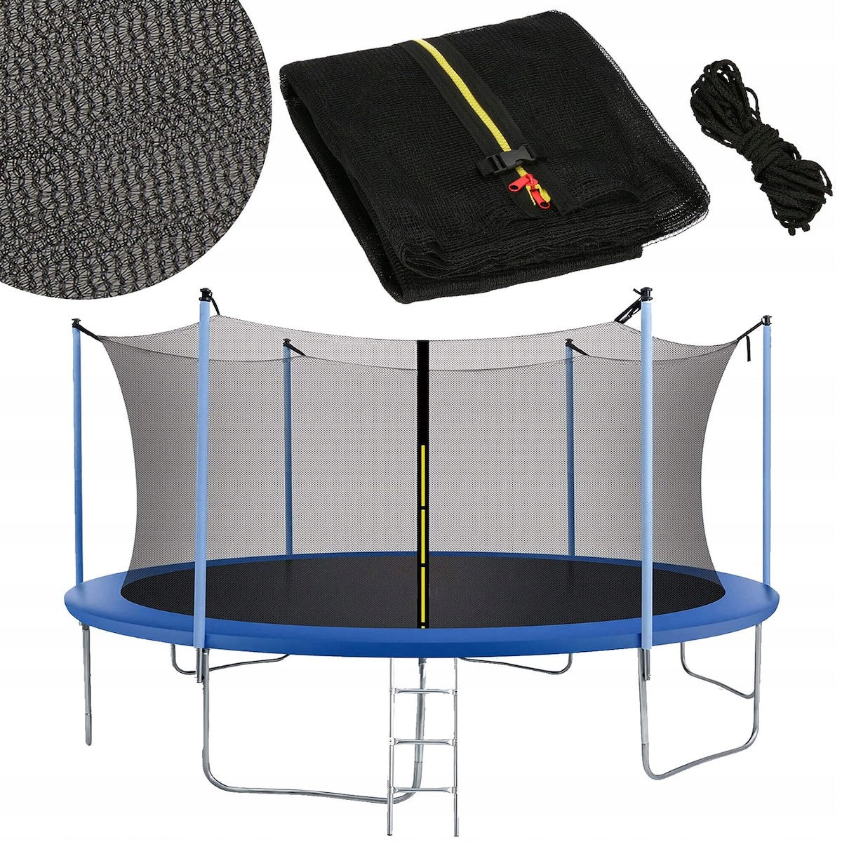 TRAMPOLINE NET for 6 posts INNER 8FT Protective STRONG 244-252CM Brand Springos