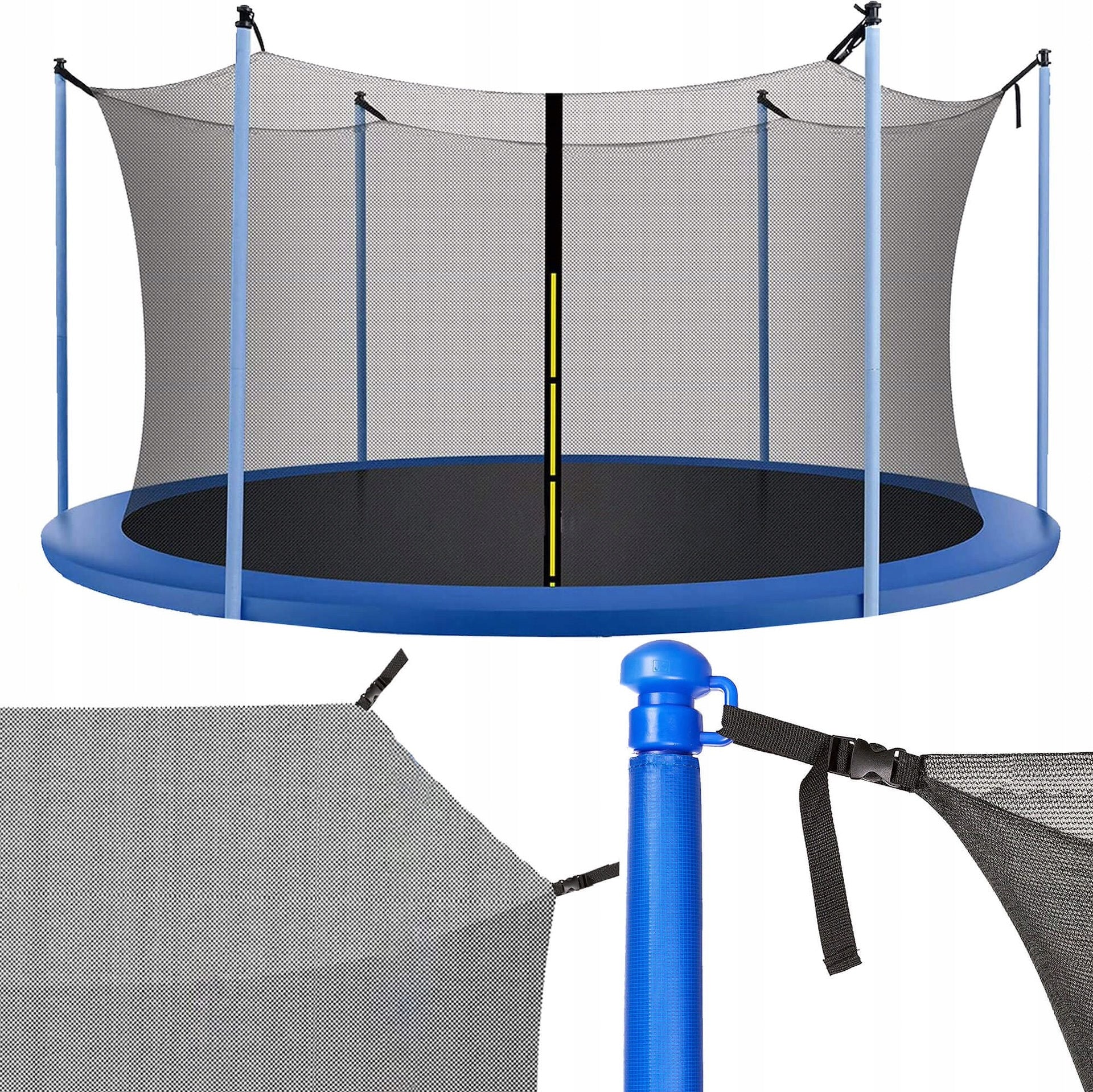 TRAMPOLINE NET for 6 posts INNER 8FT Protective STRONG 244-252CM Packaging status original