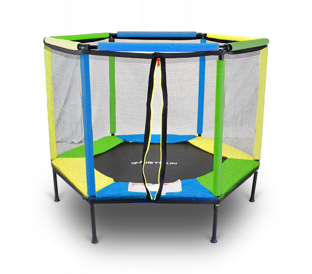 TRAMPOLINE PLAYPEN WITH SAFETY NET FOR HOME AND GARDEN FOR CHILDREN 140 TRIO EAN (GTIN) 0698142332167
