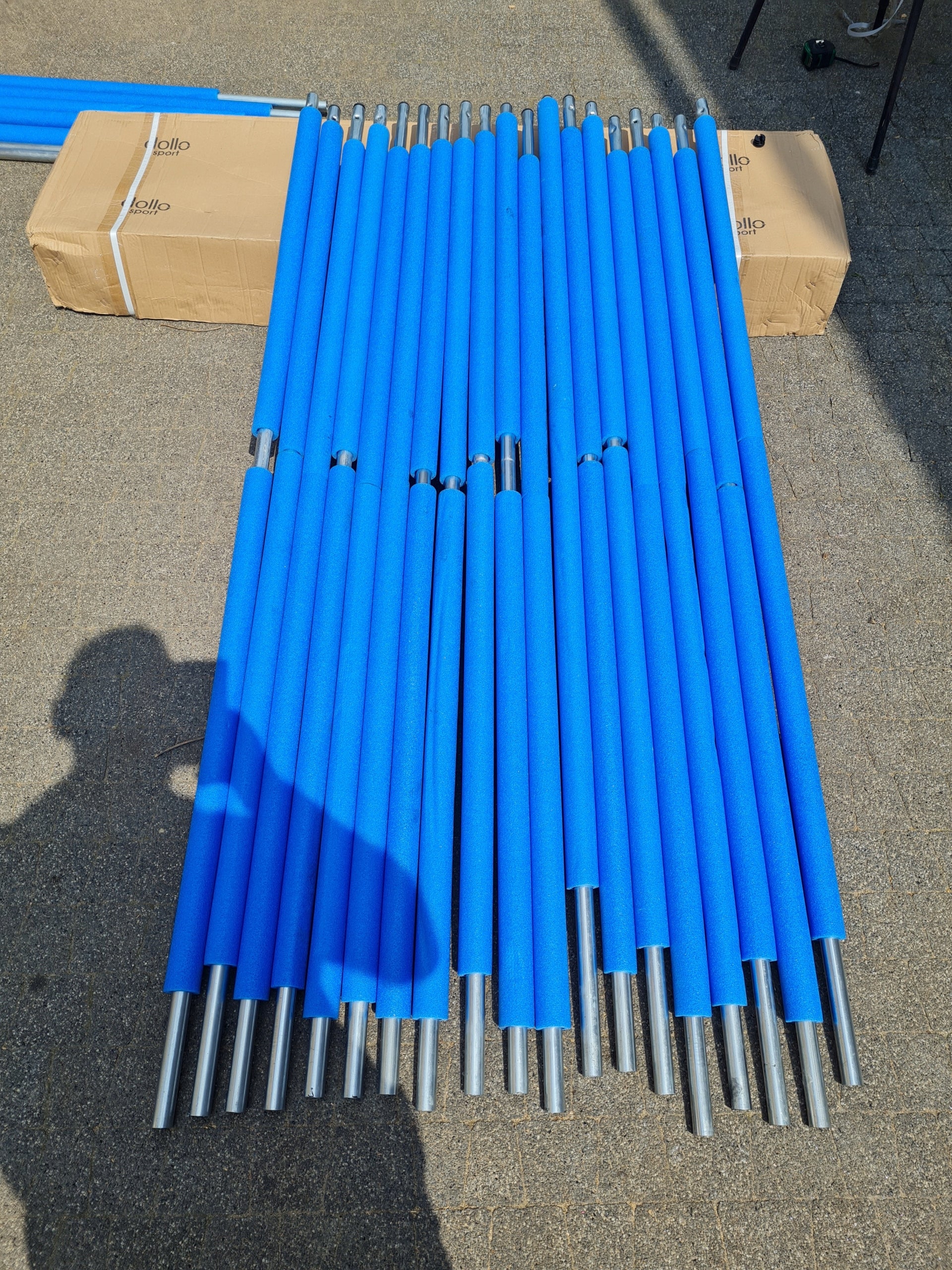 TRAMPOLINE POST + COVER H 200 cm.