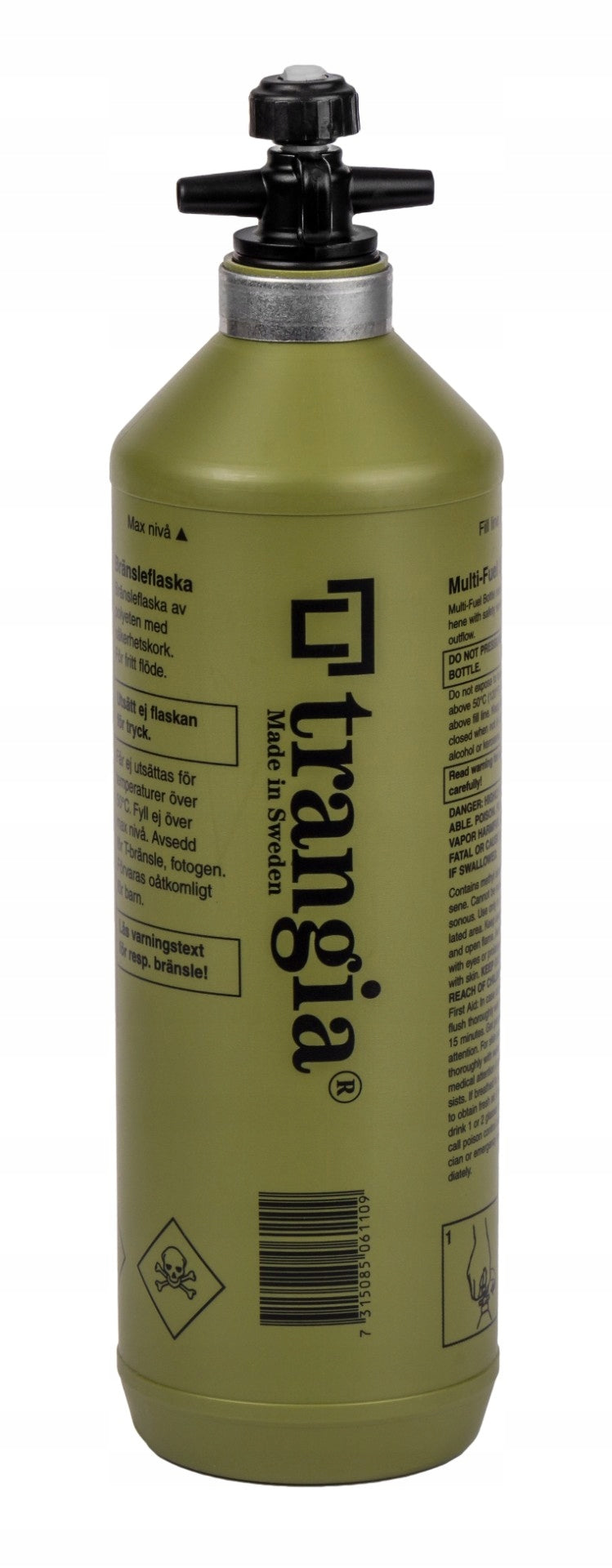TRANGIA LIQUID FUEL BOTTLE WITH VALVE 1L oliv