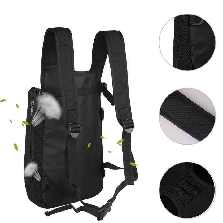 TRANPOSRTER FOR CAT DOG BACKPACK BAG WITH VENTILATION HOLES SAFE Manufacturer code Plecak dla zwierząt czarny XXL
