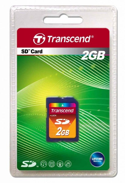 TRANSCEND 2 GB SD memory card 2GB not SDHC EAN (GTIN) 5054681386125