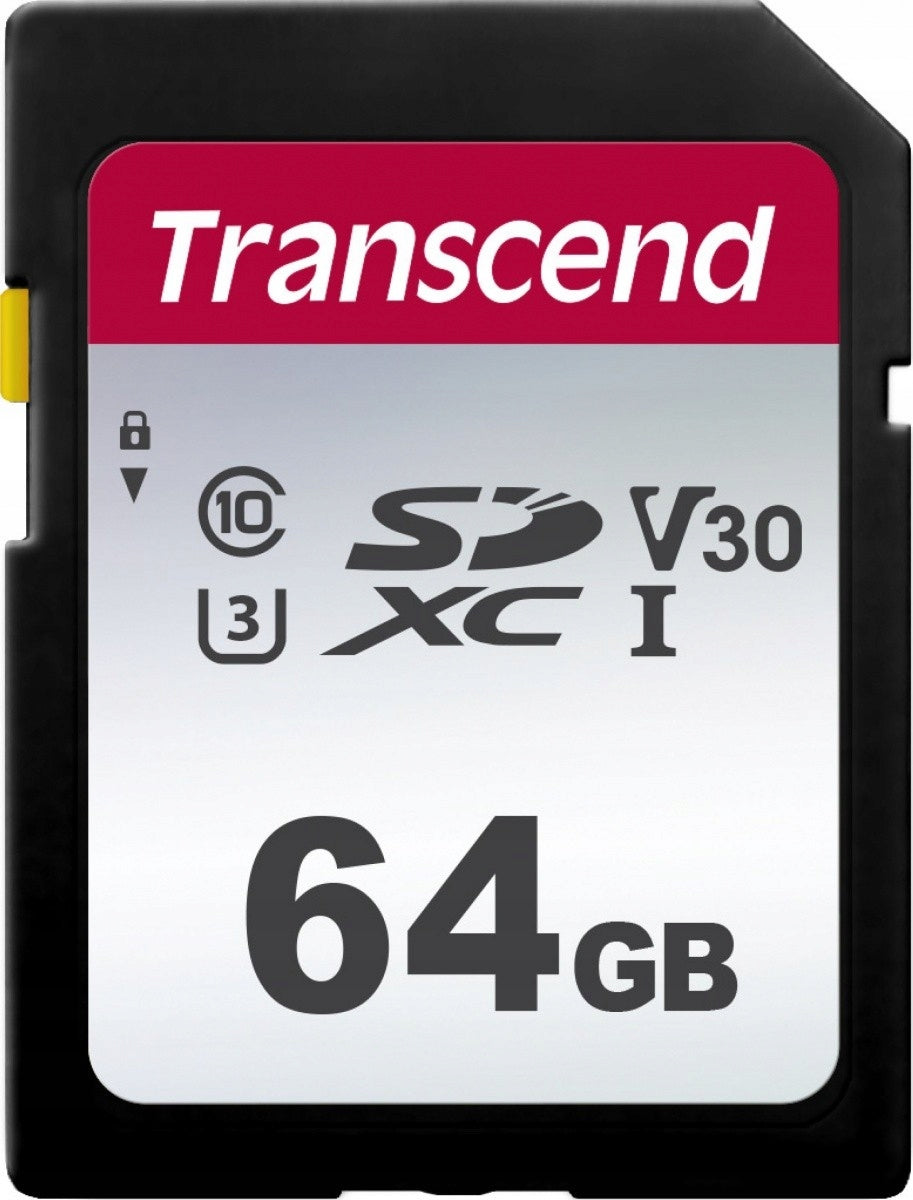 TRANSCEND 300S 64GB SD SDXC 95MB/s UHS-I U1 C10 V10 Manufacturer code Transcend