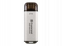 TRANSCEND ESD300S 1TB External USB-C SSD 10Gbps Silver