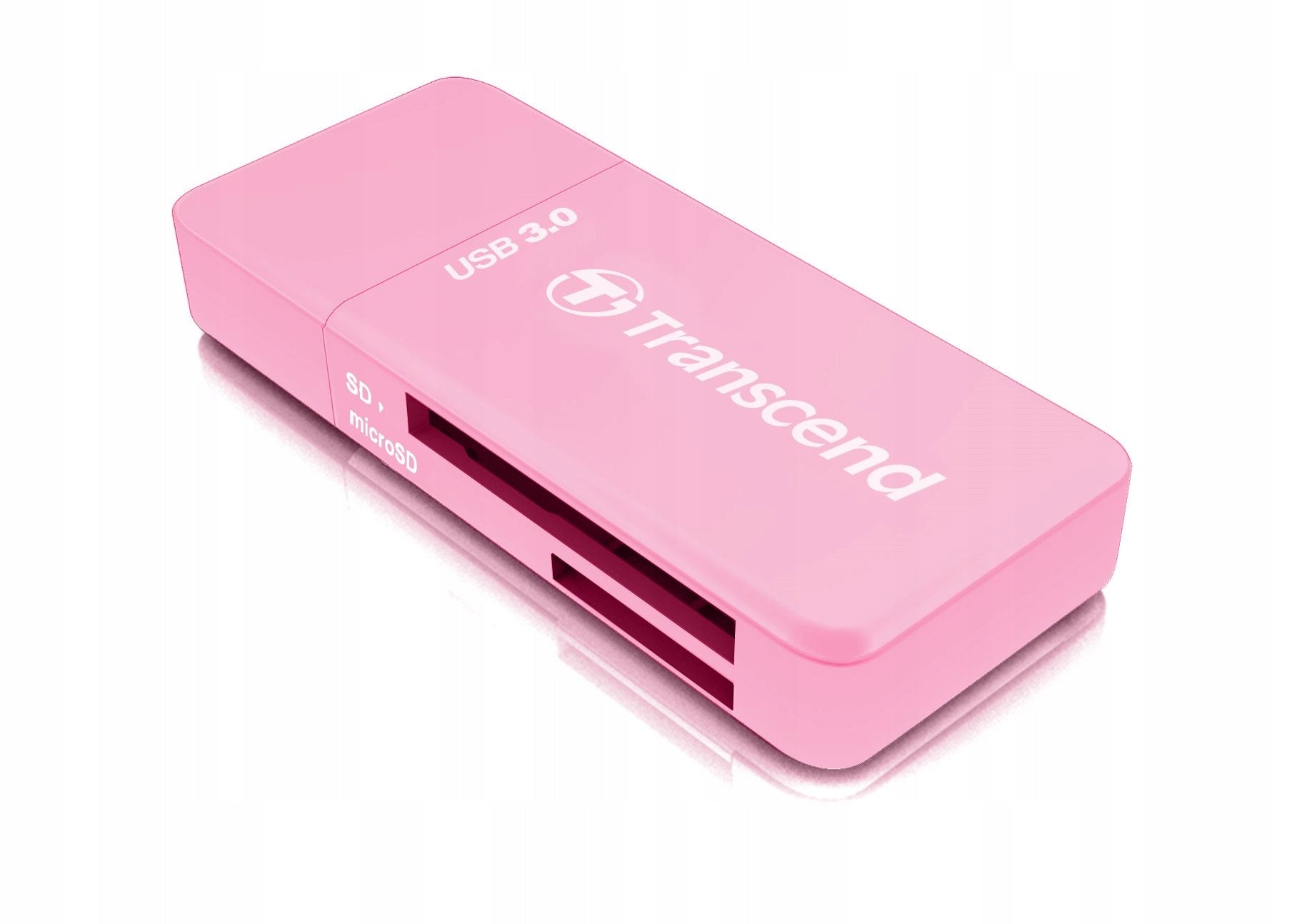 TRANSCEND F5 PINK USB 3.0 SD HC XC CARD READER Kind universal