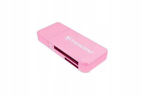 TRANSCEND F5 PINK USB 3.0 SD HC XC CARD READER