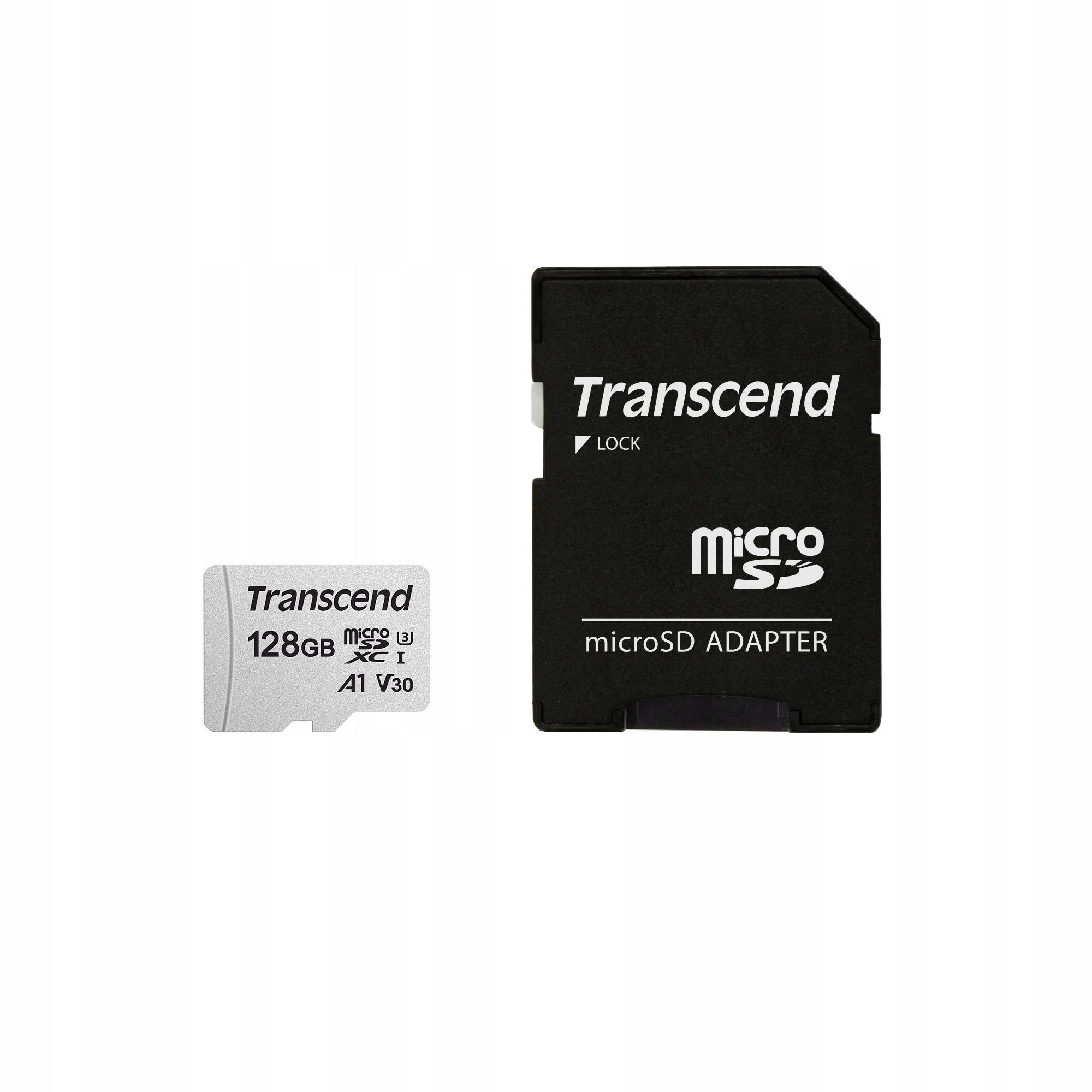 TRANSCEND TS128GUSD300S microSDXC 128GB CL10 UHS-I U3 Manufacturer Transcend