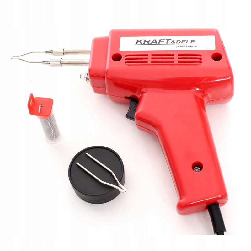 TRANSFORMER SOLDERING IRON 100W SOLID CONSTRUCTION LED GUN + KIT Manufacturer code KD1503