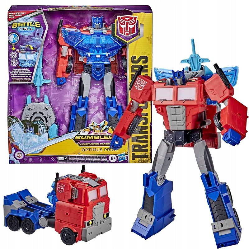 Figur mit Zubehör Transformers Cyberverse Battle Call Officer Optimus Prime 