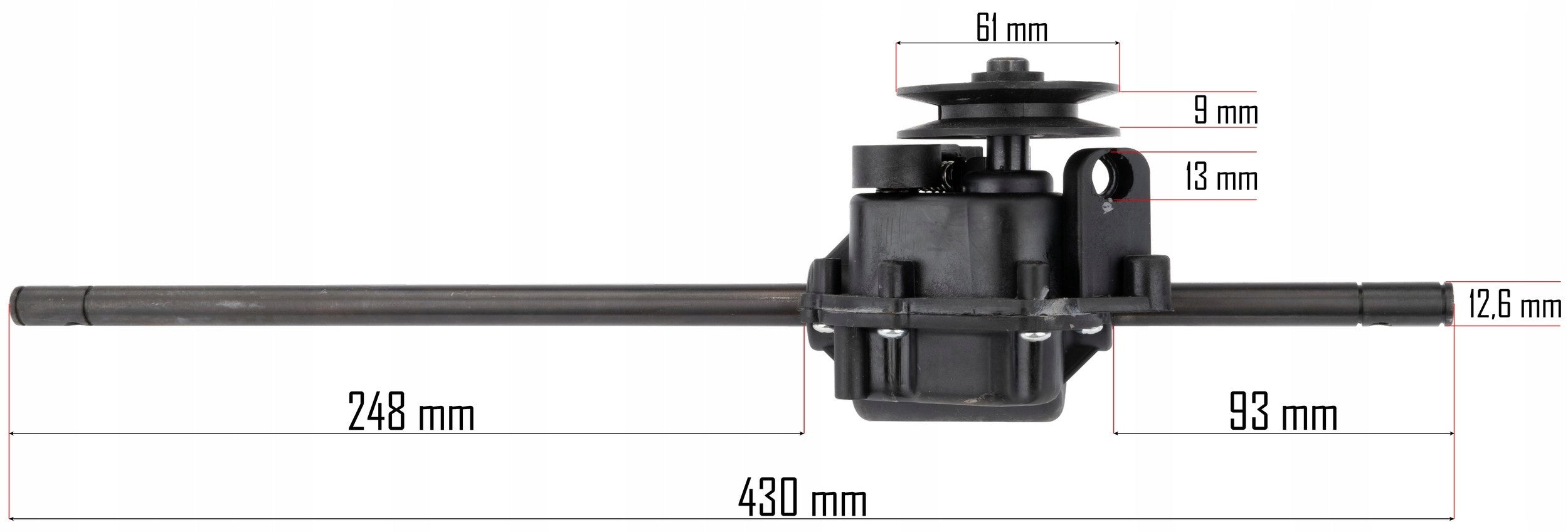 TRANSMISSION FOR COMBUSTION MOWER MECHANISM DRIVE SYSTEM GEARBOX 430mm Type drive transmission