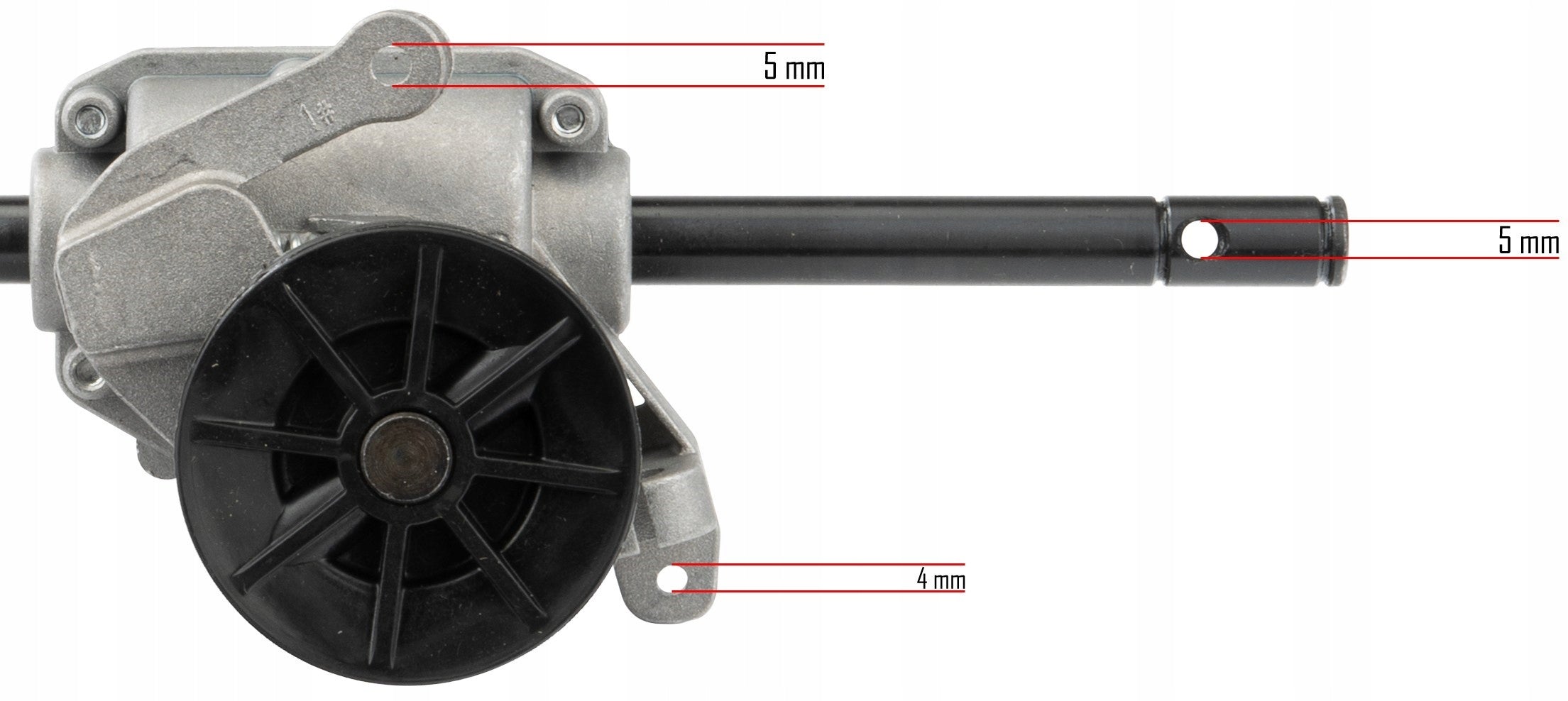 TRANSMISSION FOR COMBUSTION MOWER MECHANISM DRIVE SYSTEM GEARBOX 485mm Product weight with unit packaging 1.1 kg