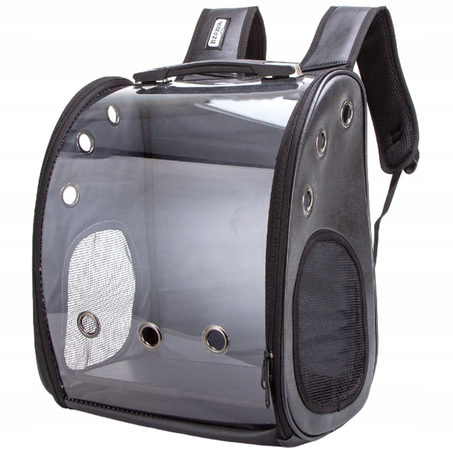 TRANSPARENT BACKPACK TRANSPORTER FOR CAT DOG 37CM Trade name 044610
