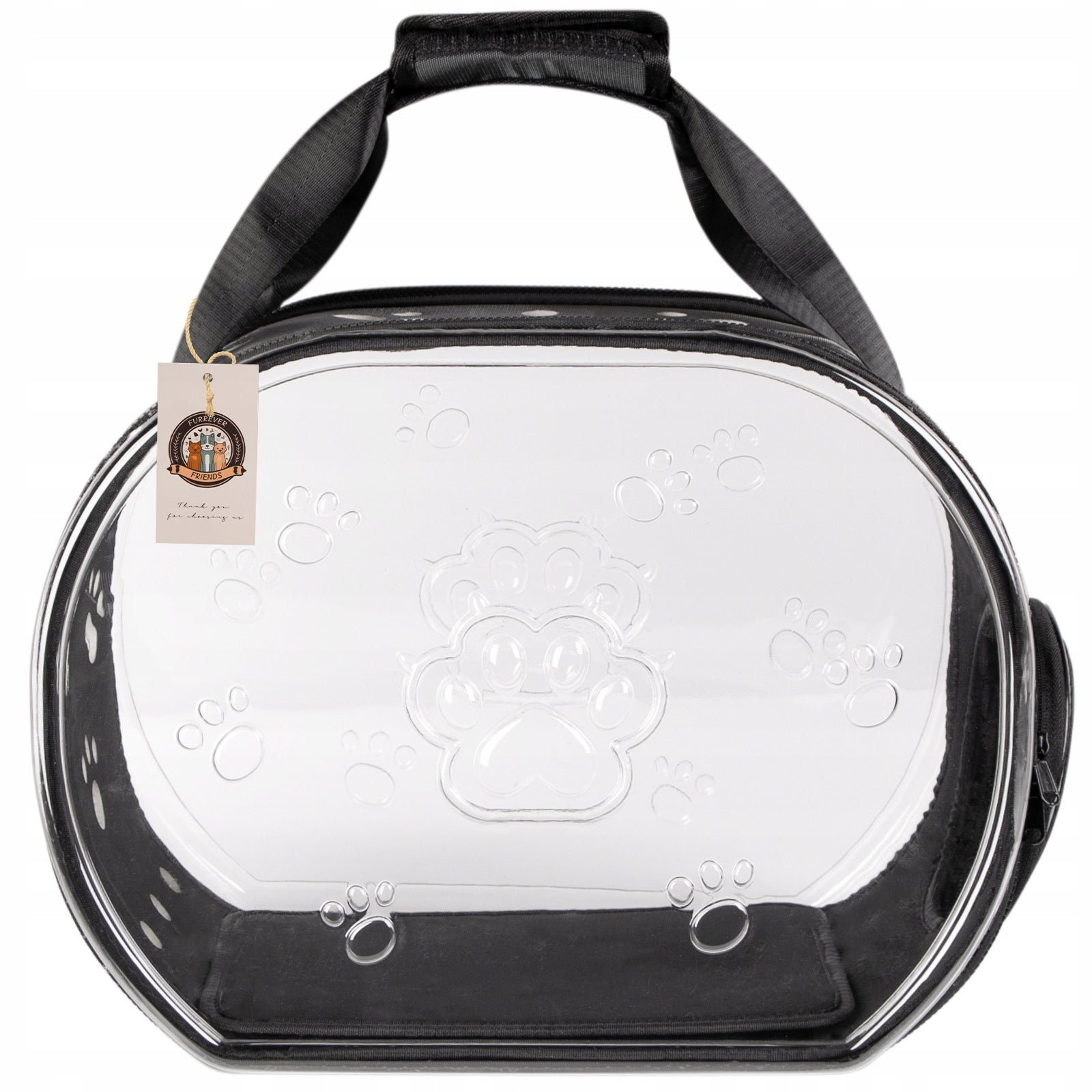 TRANSPARENT DOG AND CAT TRANSPORTER COMFORTABLE LIGHTWEIGHT WITH POCKET Manufacturer code 5905280165577