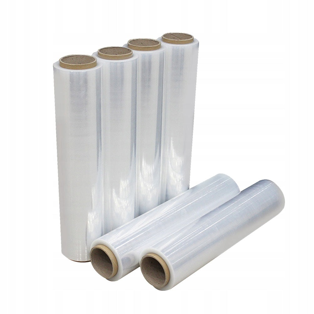 TRANSPARENT SELF-ADHESIVE STRETCH FILM WRAP FOR MOVING AND PACKING Net foil weight 1.68 kg
