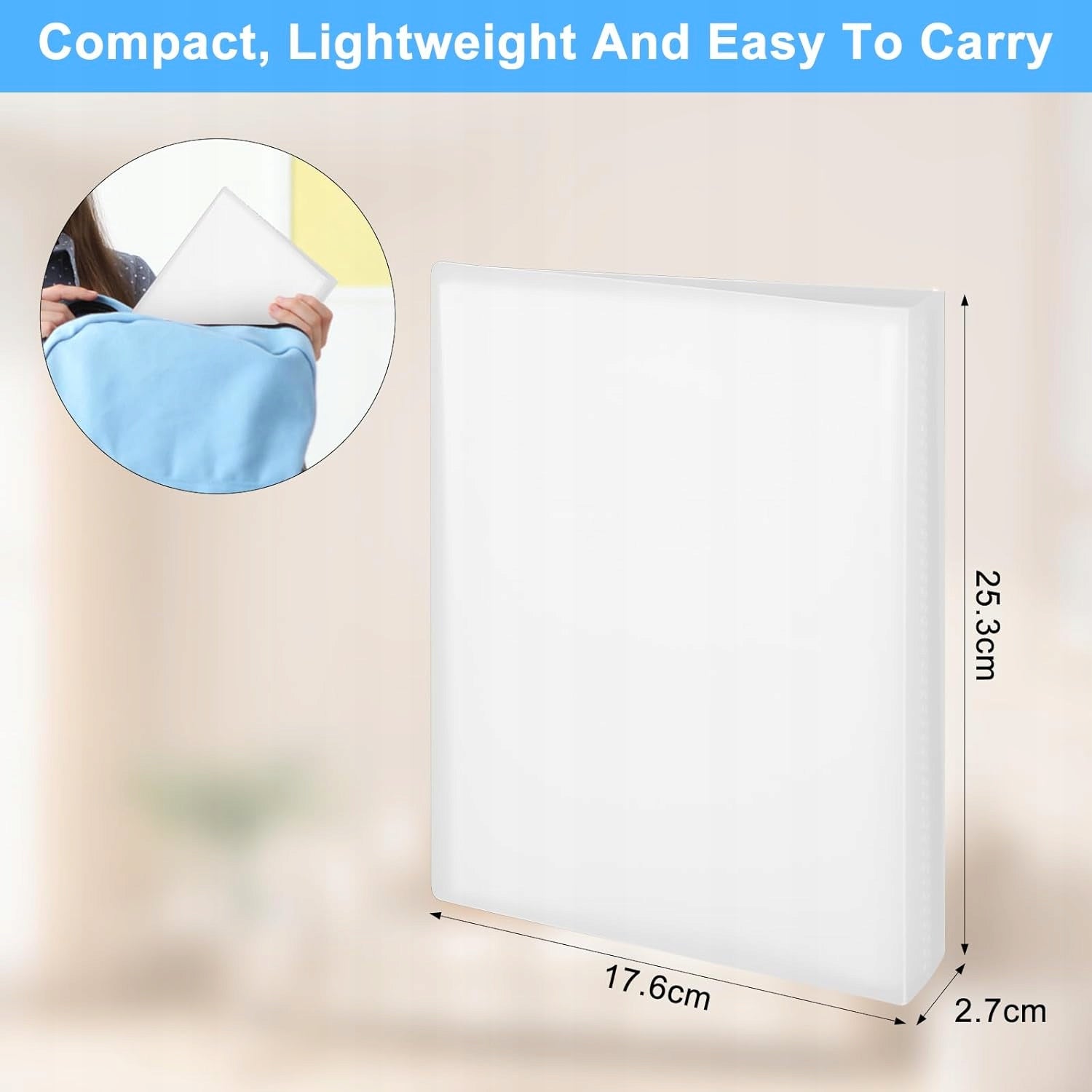 TRANSPARENT SMALL PHOTO ALBUM FOR INSERTING 80 PHOTOS 10X15 CM