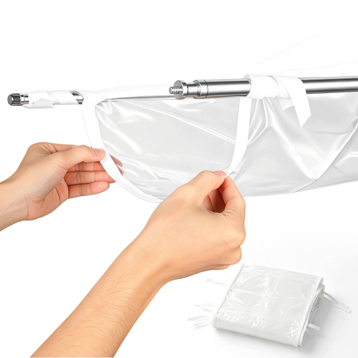 TRANSPARENT WATERPROOF CANOPY RAIN GUTTER FOR EASY TENT DRAINAGE Manufacturer code 22845790