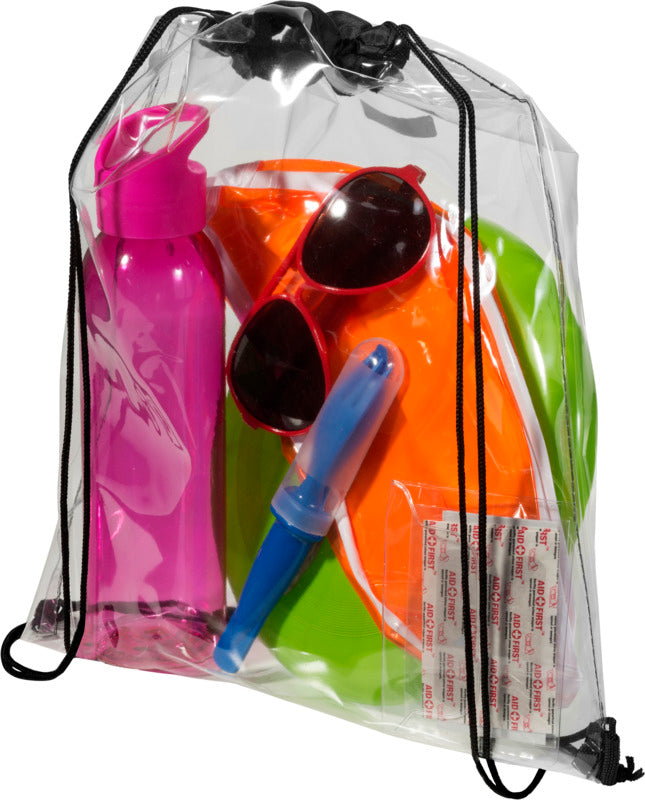 TRANSPARENT backpack BAG beach bag black Brand no brand