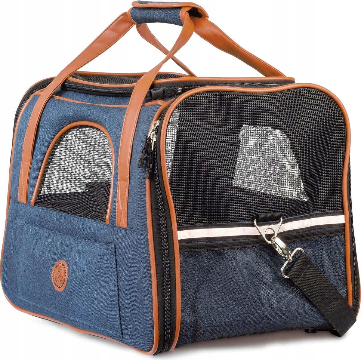TRANSPORT BAG FOR DOG AND CAT FOLDING 44x32x34 CM TO 6,5 KG