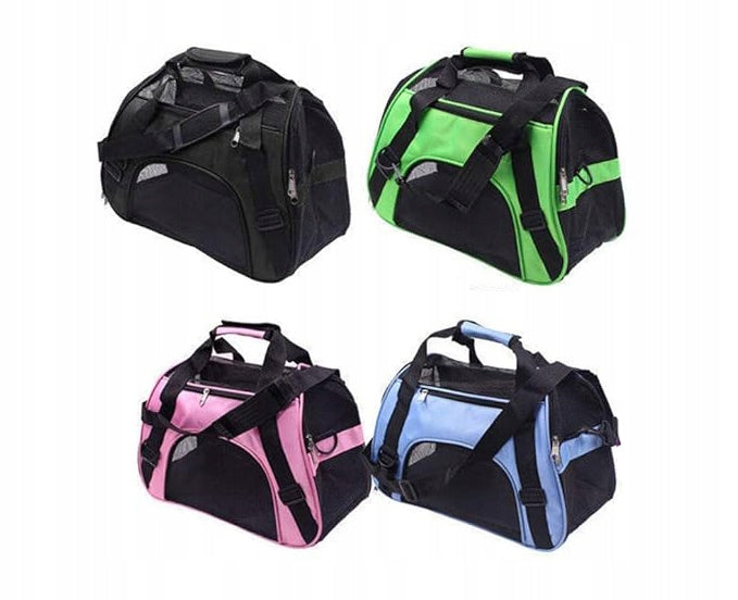 TRANSPORT BAG FOR DOG CAT RABBIT TRANSPORTER FOR ANIMALS BLUE Color blue