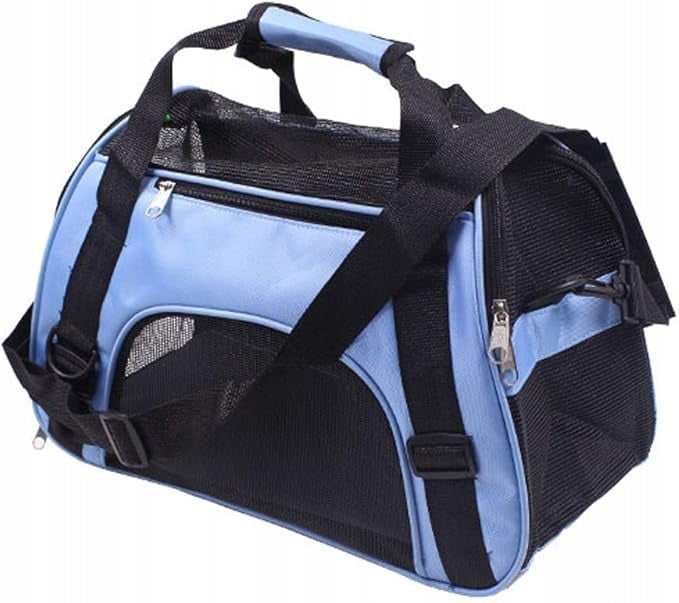TRANSPORT BAG FOR DOG CAT RABBIT TRANSPORTER FOR ANIMALS BLUE Trade name TORBA DLA PSA I KOTA