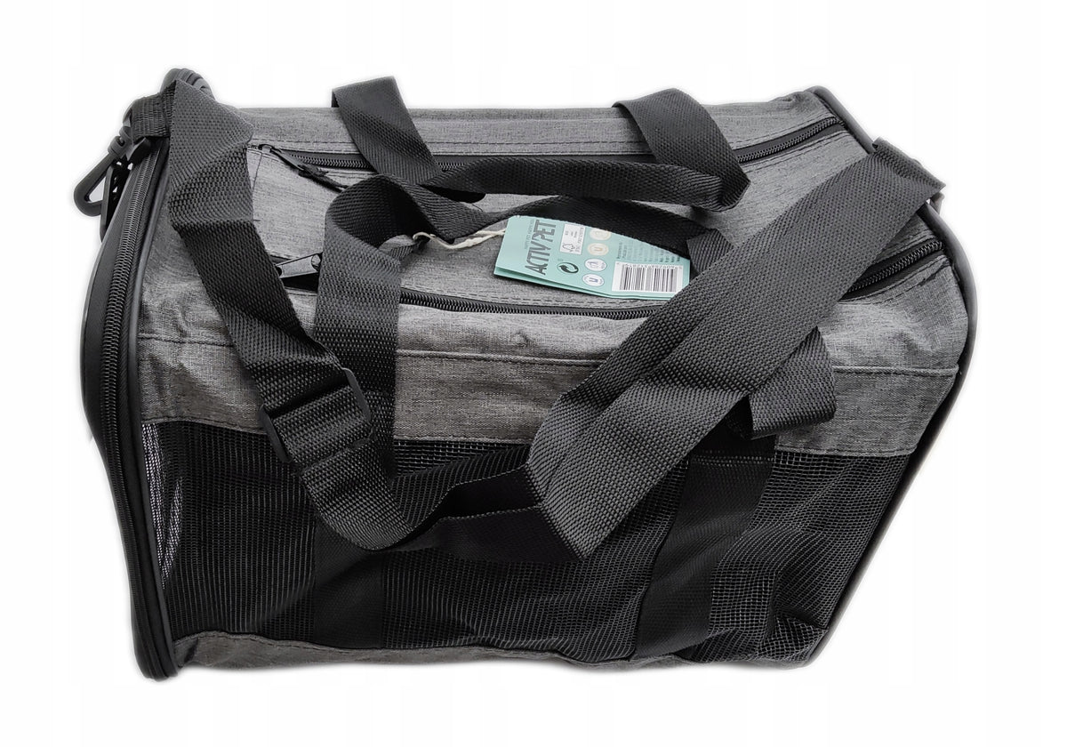 TRANSPORT BAG TRANSPORTER FOR ANIMALS DOG WITH MESH padded bottom Brand Activ Pet